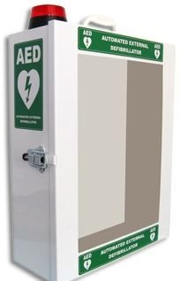 AERO AED Wall Cabinet with alarm and light