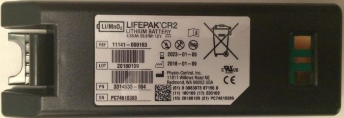 Physio Control CR2 Battery