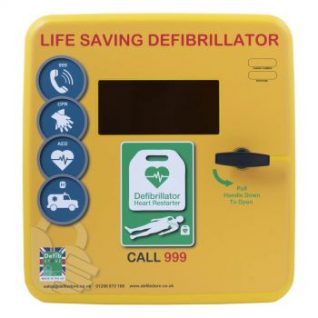 DEFIBSTORE 4000 Polycarbonate AED cabinet, (UNLOCKED with electrics)