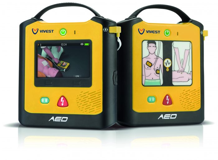 ViVest PowerBeat X3 Defibrillator with Child Mode – Semi-Automatic AED