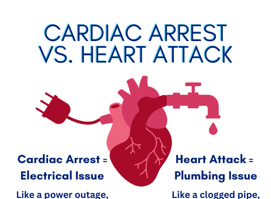 The Difference Between a Heart Attack and Sudden Cardiac Arrest